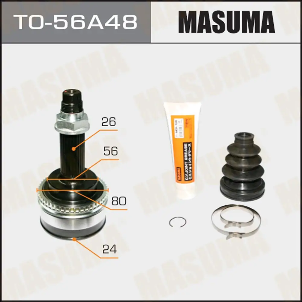 MASUMA Outer CV Joint for Toyota Avensis - Reliable Performance
