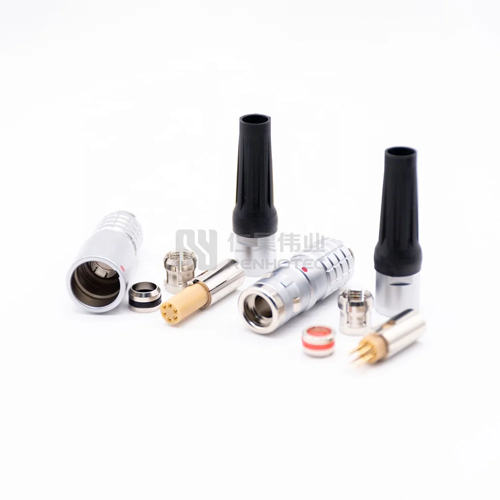 High Quality Circular Waterproof Connector 6 Pin Multipin Push Pull Mating FGG Plug