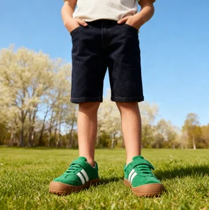 Babygappy 2026 Trendy Minimalist Unisex Antgi-slip Wide Toe Design Barefoot Casual Saneaker Shoes for Children Kids