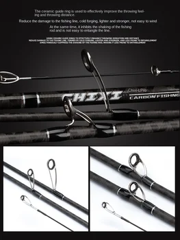 Micro Luya Rod L Carbon Ultra Light Medium Fast Action Quick Adjustment Horse Mouth Stream Fishing Rod 125g 104cm Collapsed – Rod – view 3