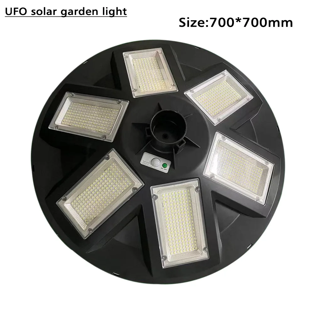 Новая цена, литой под давлением алюминий, светодиодный садовый светильник НЛО на солнечной батарее, уличный декоративный светильник
