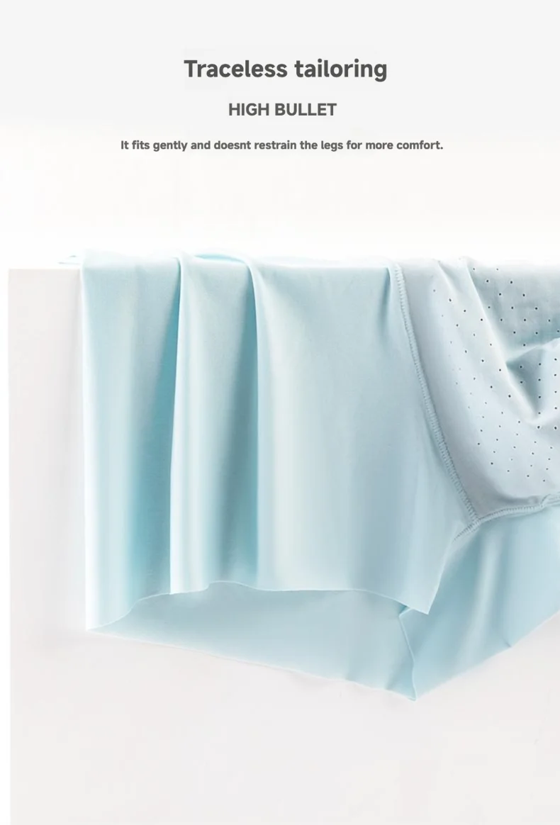 New Arrival Men's Underwear Breathable  Antibacterial Ice Silk Men's Boxer Briefs Nylon Men's Underpants Custom OEM Supplier