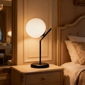 JACKSUN Bedside Lamp Simple Creative Romantic Warm Eye Protection Modern Personality Fashion Iron Electric Table Lamp