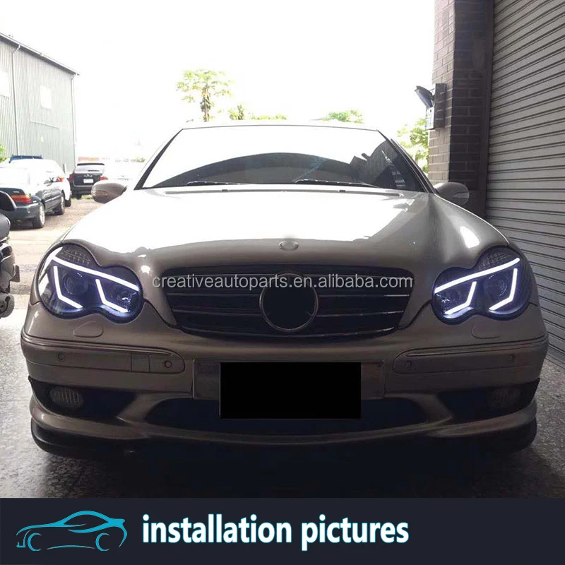 Head Lamp For Benz W203 2000 2001 2002 2003 2004 2005 2006 Led Front