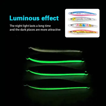 Cheery Lead Fish Lure Metal Plate Bait for Saltwater Fish Sea Fishing Boat Fishing Long-Cast – Metal Jig – view 5
