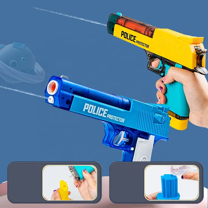 Pistola ad acqua con luci LED | Pistola giocattolo a scoppio