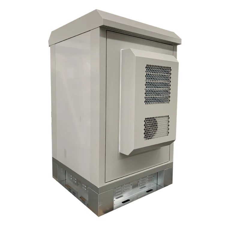 High Quality 18U IP55 IP65 Waterproof Outdoor Rack Sheet Metal Enclosure Outdoor Street Cabinet with air Conditioner