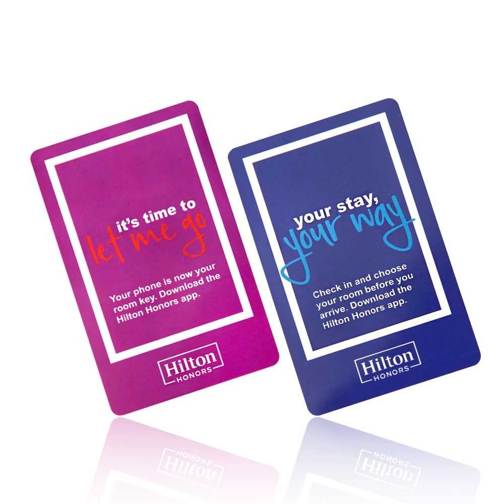 Customizable PVC Printed Plastic Smart Card Magnetic Stripe Key Card for Hotel