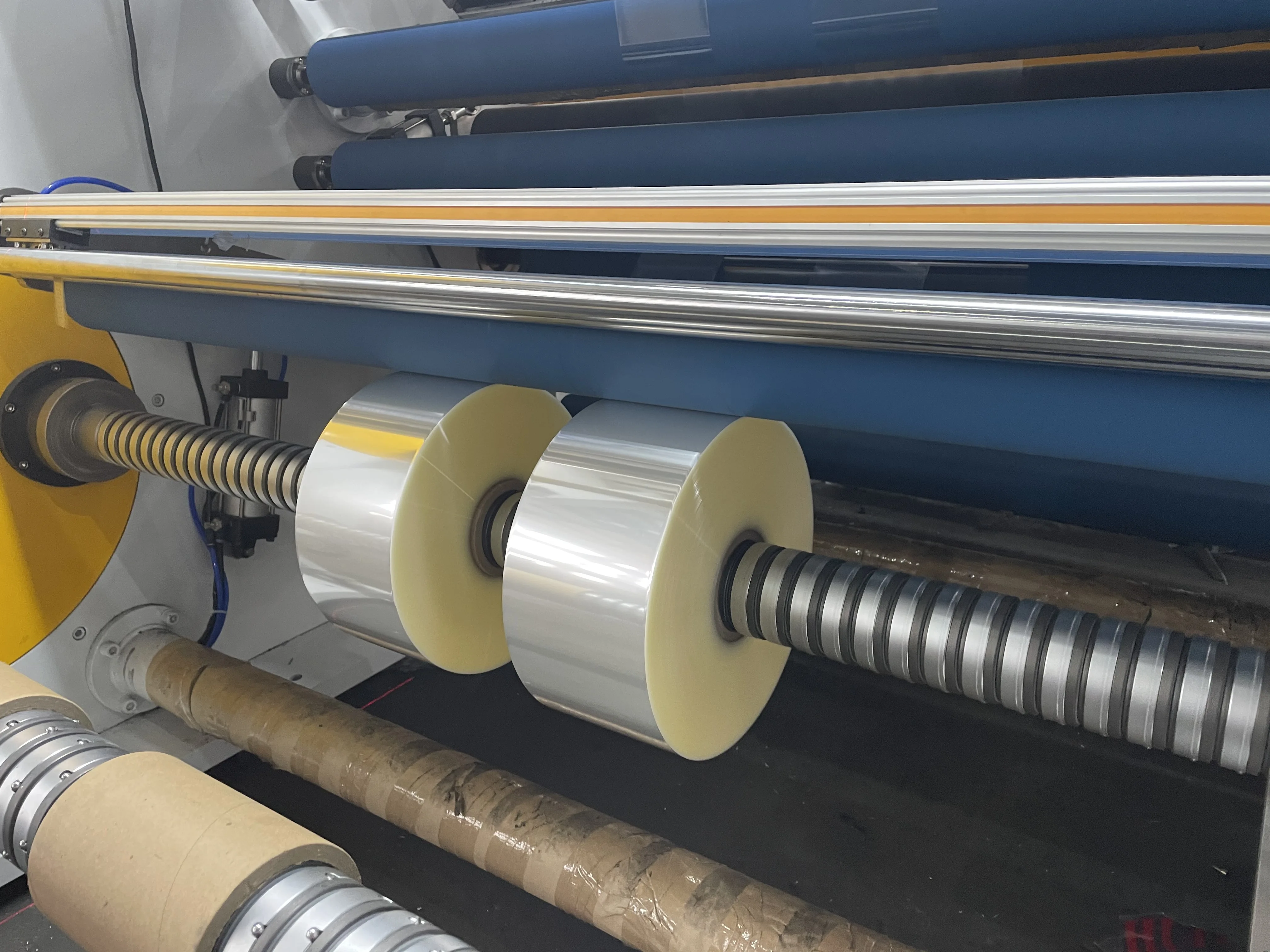 ZONTAI Double Turret Plastic Slitting Machine for Automatic