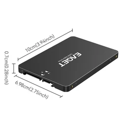 EAGET S205-5 Internal SSD 120GB SATA Hard Drive for Laptops