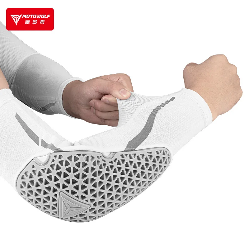 Motorcycle Elbow Pad with TPE Protective Shell Arm Elbow Pads for Motorbike