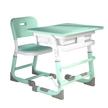 Metal stackable modern school family children student desk chairs