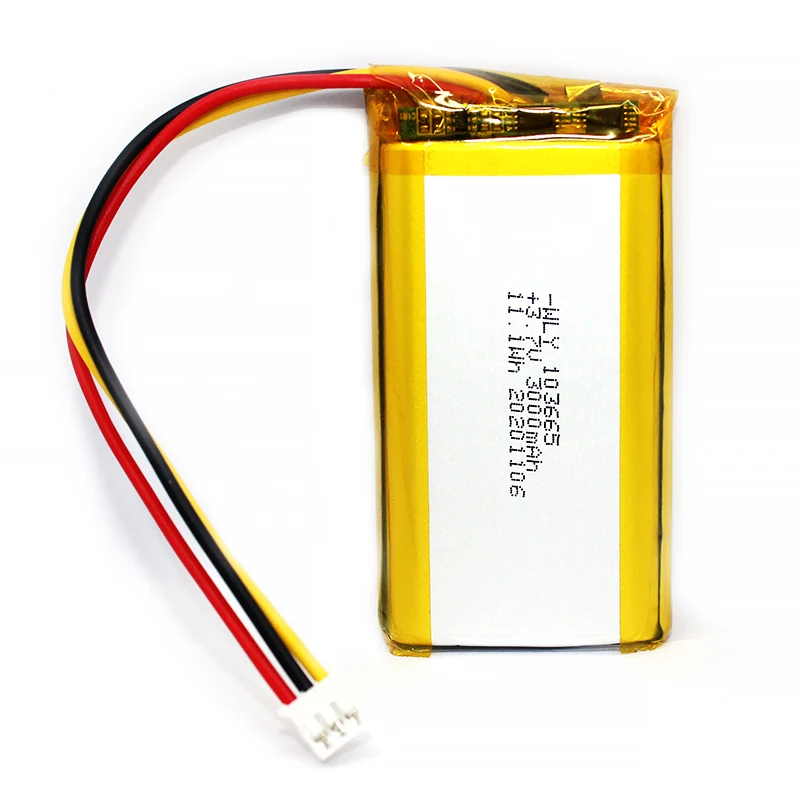 3000mAh Polymer Lithium Ion Battery | 3.7V Lithium Battery for