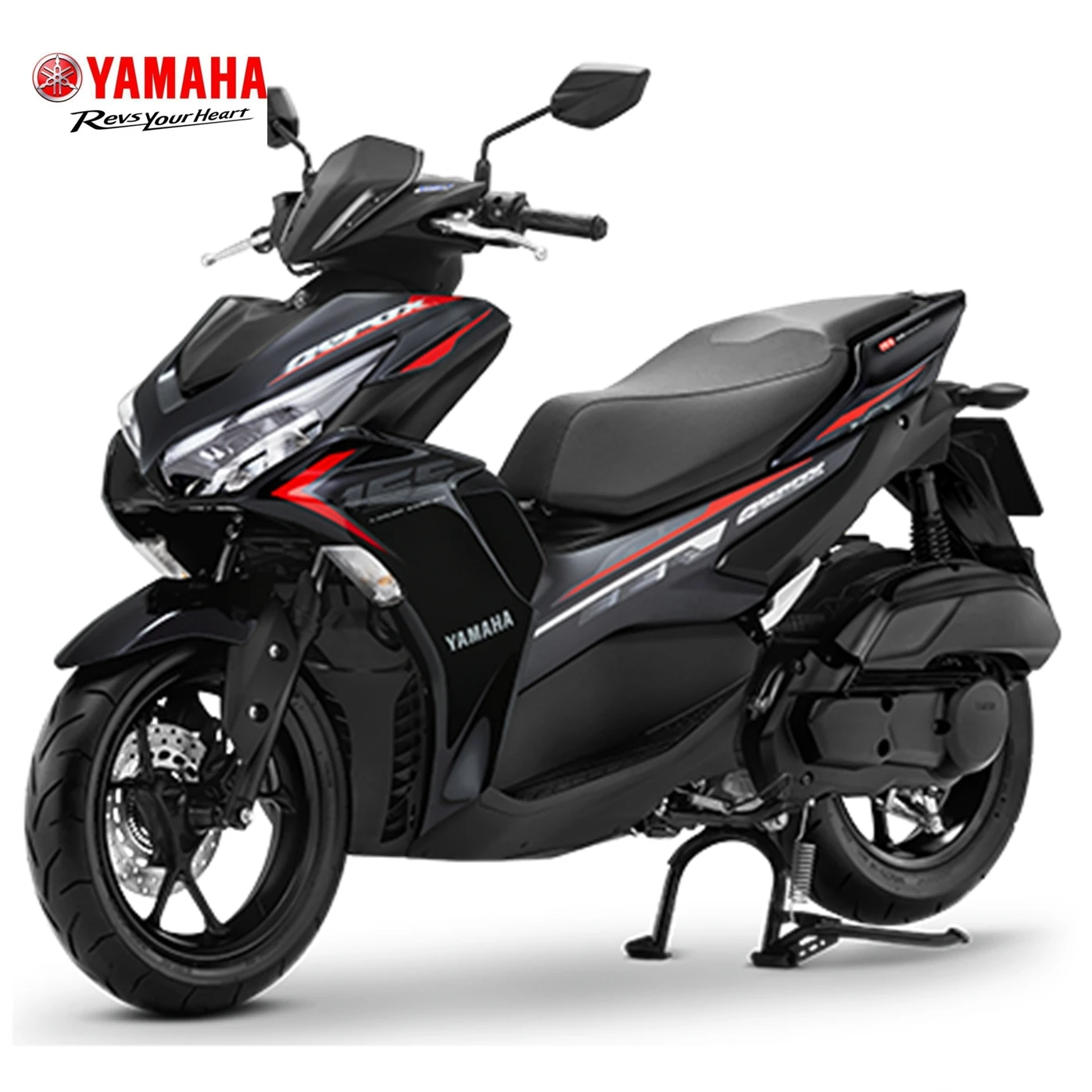 YAMAHA AEROX155 エアロックス155 ヤマハ「AEROX155」は、迫力ボディと足回りのスポーツスクーター