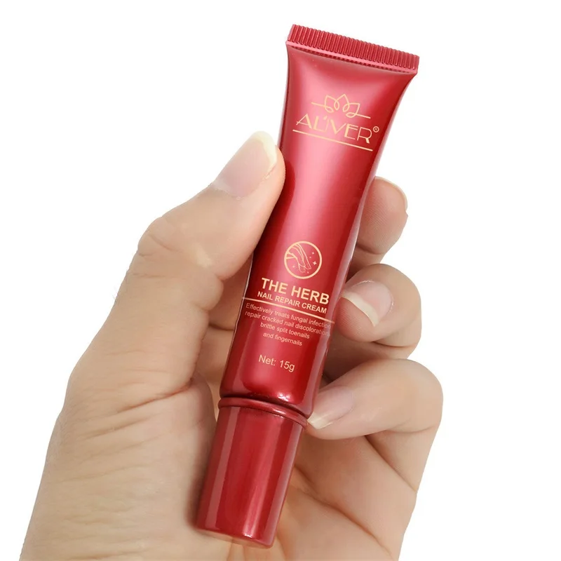 ALIVER Hand Foot Nails Protector Strengthener Cream Anti Fungus Treatment Herb Nail Repair Cream