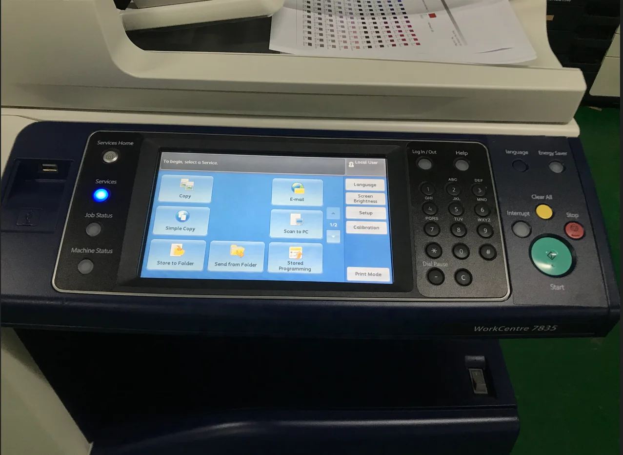 Xerox WorkCentre 7835/7830 - Used Color Photocopier, 70ppm, A3