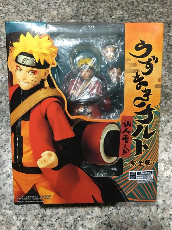 28,5 см цветная коробка ПВХ игрушки Узумаки narutoes Аниме фигурки шестисторонняя narutoes модель