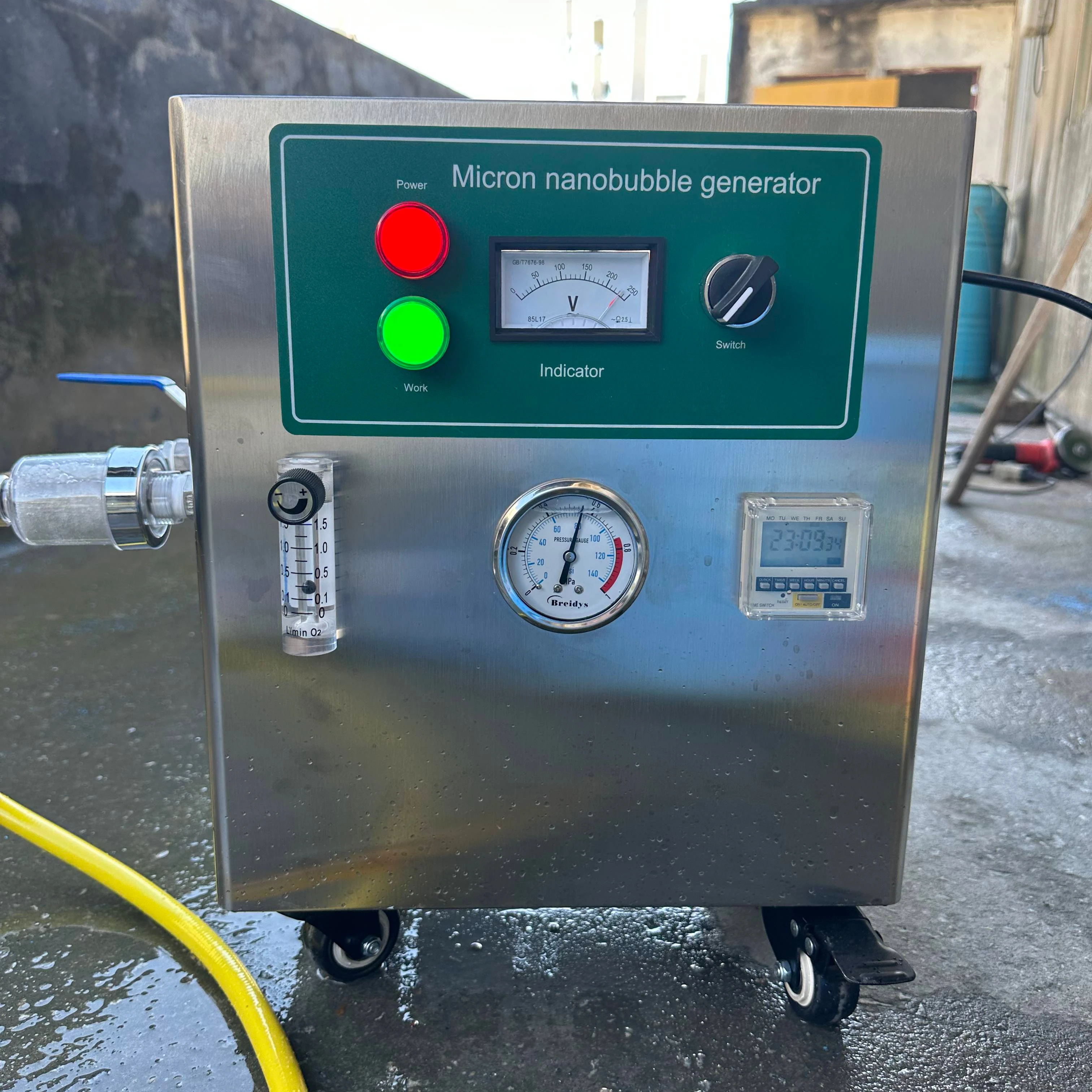 Floating Buoy Micro Nano-bubble Generator for Aquaculture Pond and Water Purify