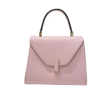 Customizable Logo Classic Genuine Leather Women Shoulder Bags Fashion Ladies Handbags Bolsas para mujer
