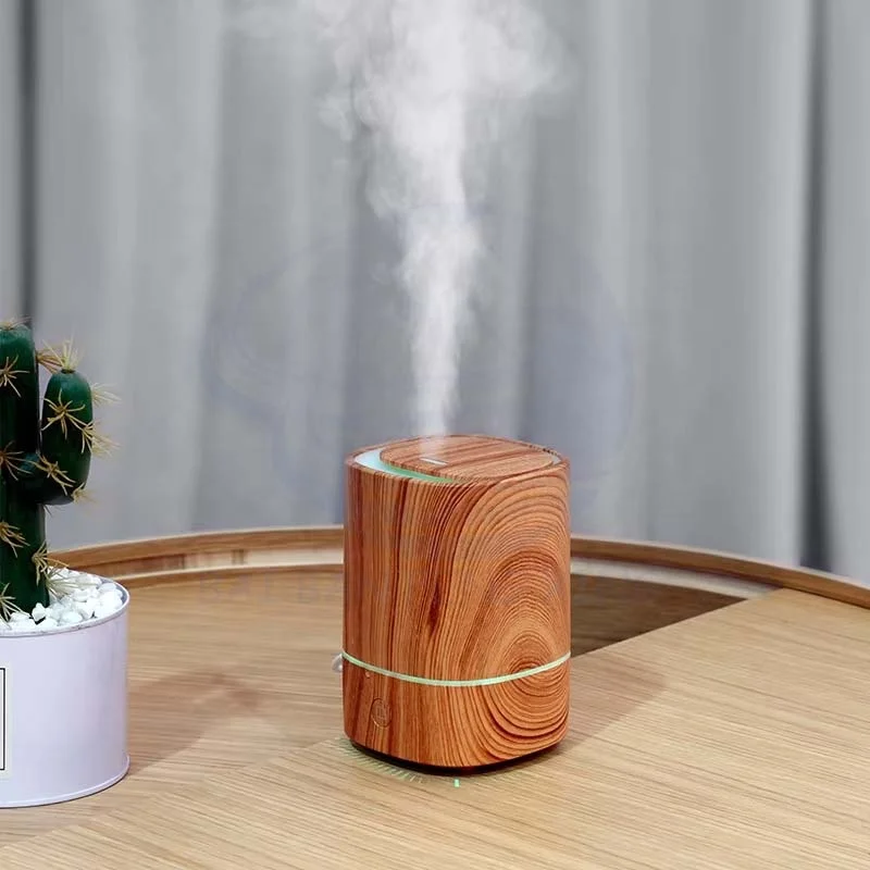 Ultrasonic Wood Grain Aromatherapy Machine Essential Oil Diffuser USB Desktop Humidifier Home Aromatherapy