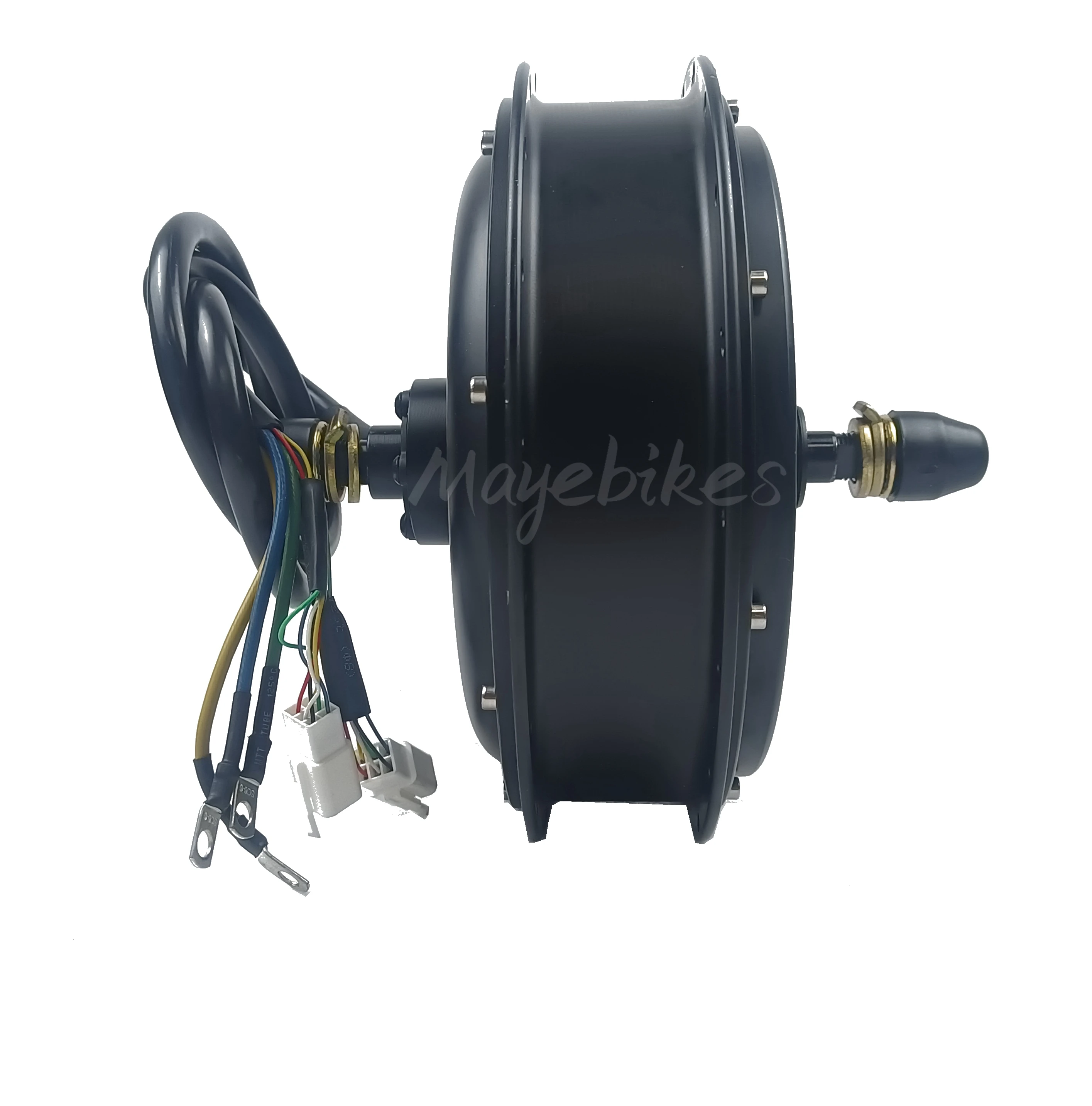 Electric Bicycle Hub Motor 48v 60v 72v 96v Ebike 3000w 3kw Bldc Motor Hub  150mm Open Size for Electric Motorcycle Conversion Kit