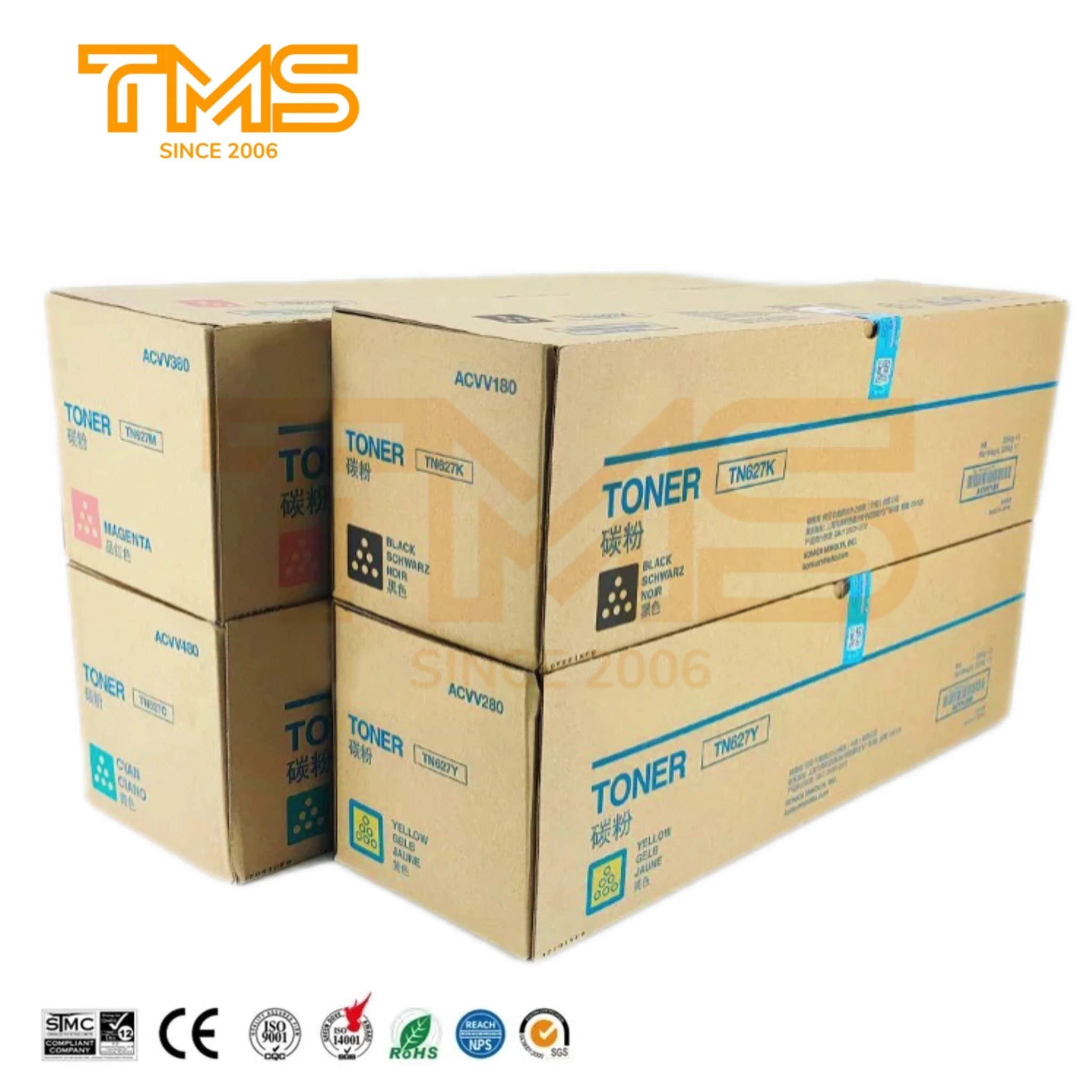 Original TN627 Toner Cartridge for KONICA MINOLTA C1200 C1400