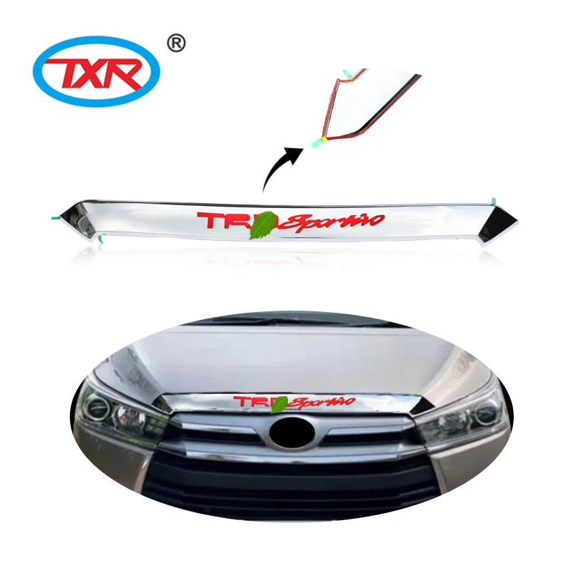 Auto Exterior Accessories Hood  Bonnet Trim Hood Shield and Door Side Molding for TOYOTA INNOVA KIJANG AN140 AN40