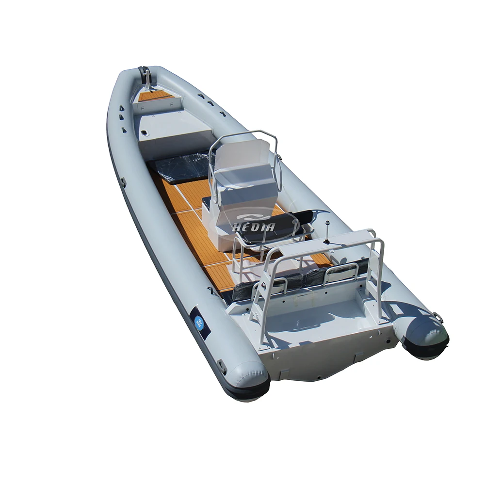 Hidea rib boat 860 орка гипалон Полужесткий Глубокий v-образный алюминиевый корпус надувные rhib лодки яхта Роскошная ребристая лодка 28