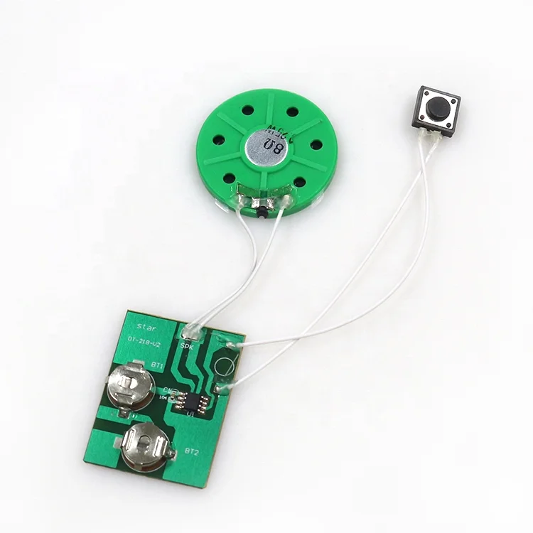 DIY Soundmodul Für Grußkarten – 1 Minute Aufnahmezeit, Loop-Wiedergabe – Mit Lichtsensor (batteriebetrieben)