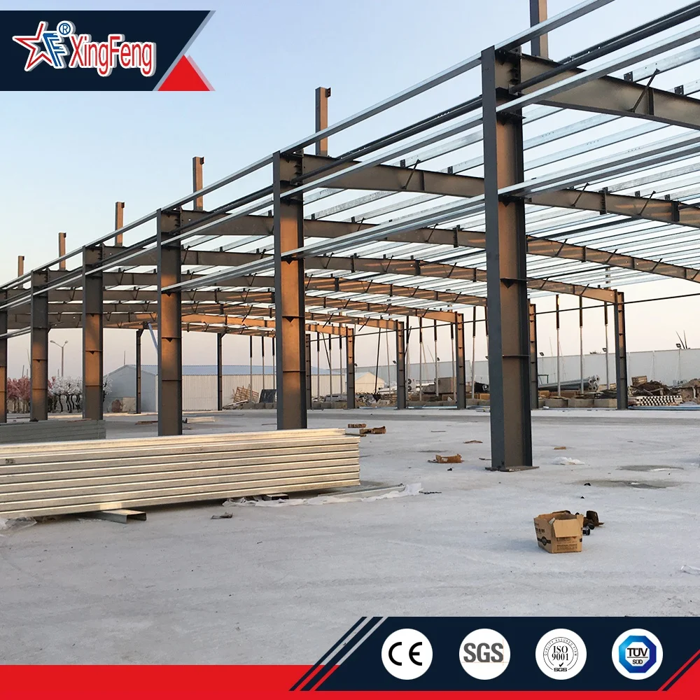 Prefabricated Factorygalponsteel Structure Warehouse Custom Steel Structure Metal Building 0906