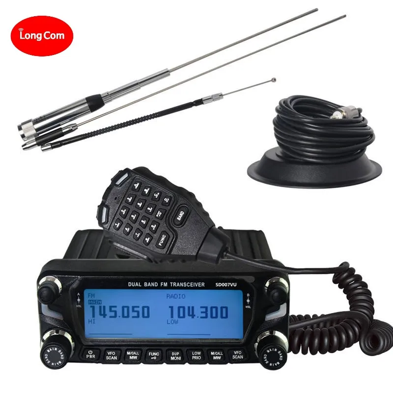 DR750D VHF/UHF ツインバンドFMトランシーバー Best Selling Portable Long Range Land Radio - Dual Band
