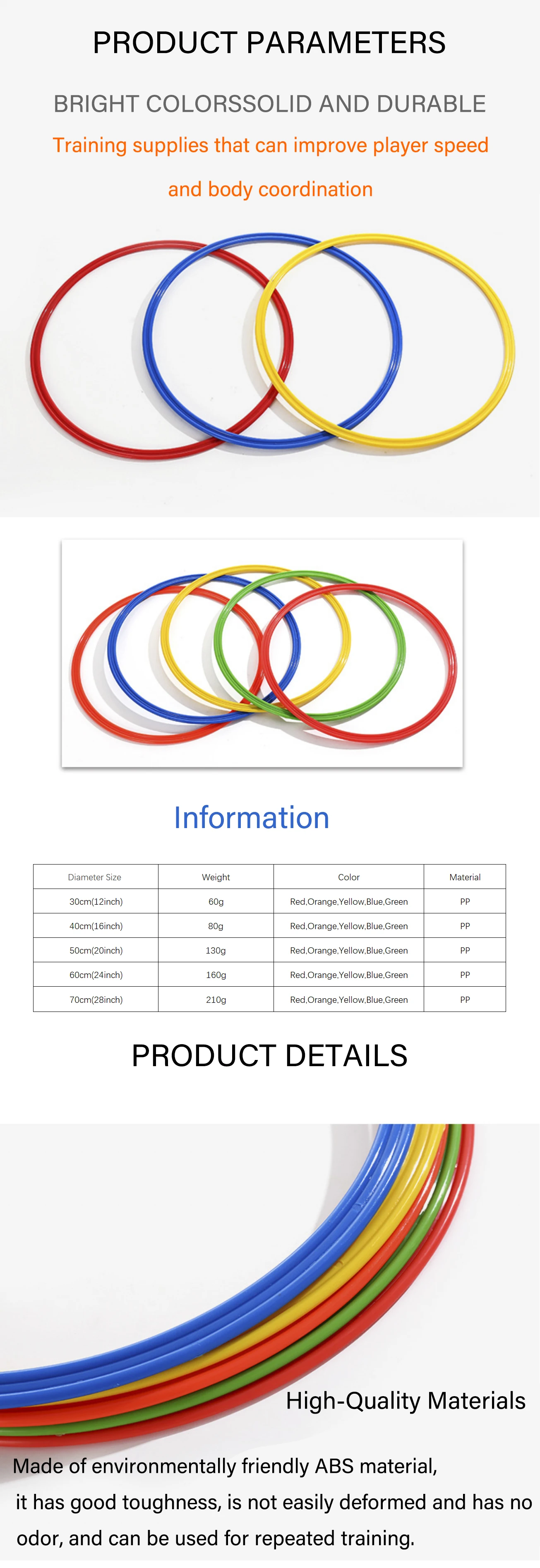 Soccer Agility Rings - Enhance Speed and Agility Training