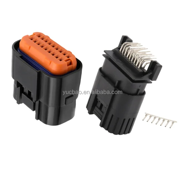 18-Pin Series Waterproof Electrical Auto Housing Connector Male/Female MX23A18SF/MX23A18NFI Connectors