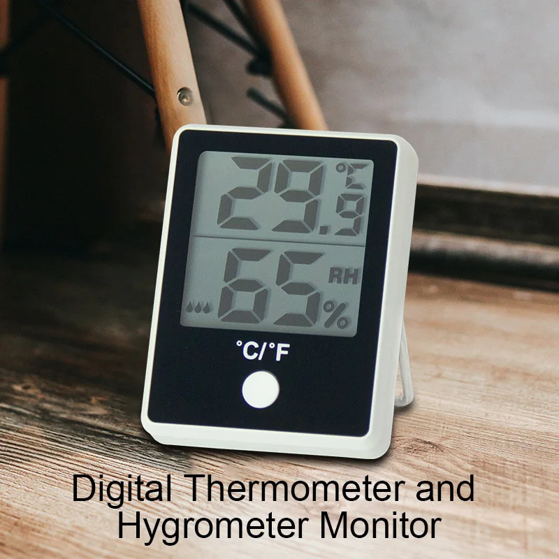 Mini Centigrade Fahrenheit Switch Thermometer Hygrometer