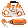 Hippie Dog Horizontal Backpack (Crystal Orange M)
