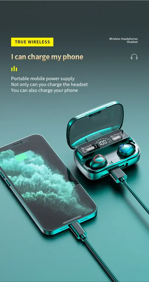 M10 TWS Earbuds Ultimate Gaming and Travel Companions