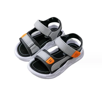 Summer Sandals Kids Beach Sandal Boys Girls Sport Baby Flat Heels Solid Cartoon Slippers Children's Garden Sandals Shoes