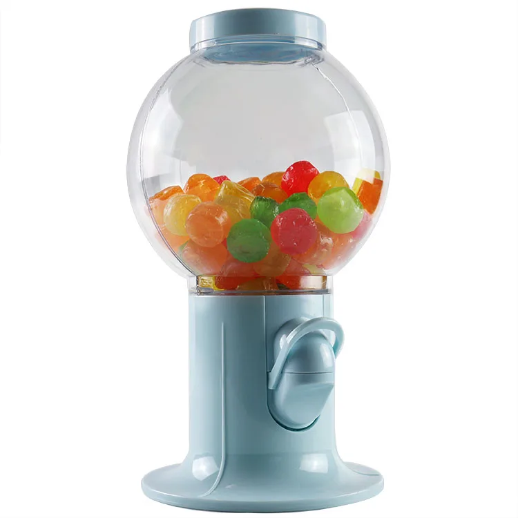 Candy Box Mini Candy Machine Toy Dispenser Plastic Bubble Gumball Box Candy Dispenser Gumball Machine