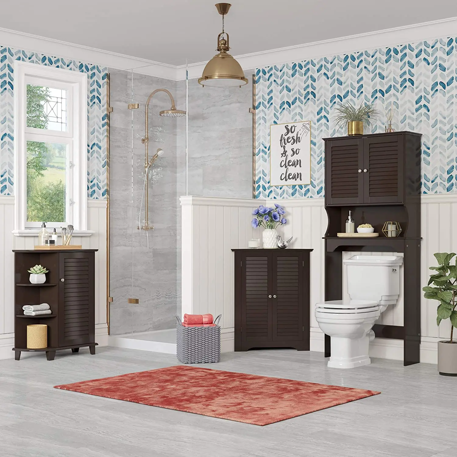 Деревянный стеллаж для обуви из МДФ Combohome, угловой шкаф, отдельно стоящий шкаф для ванной комнаты, напольный шкаф, отдельно стоящий шкаф с Одним Выдвижным Ящиком