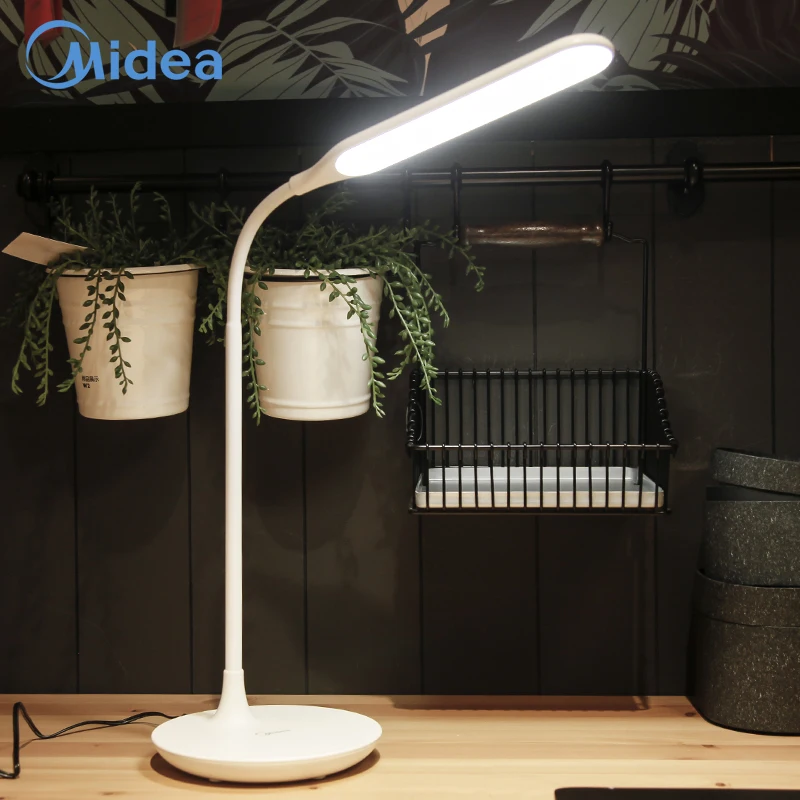 Midea Three-step touch dimming soft light national A-level illumination no blue light ray care eyes students table lamps