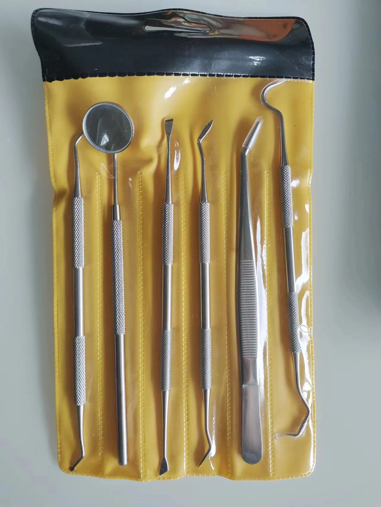 Dental Probe Cleaning Tools Stainless Steel 6-piece set manufacture