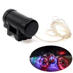 LED Bike Wheel Lights Waterproof Bicycle Spoke Lights Bicycle Accessories Cycling Decoration Safety Warning Tire Strip Lights