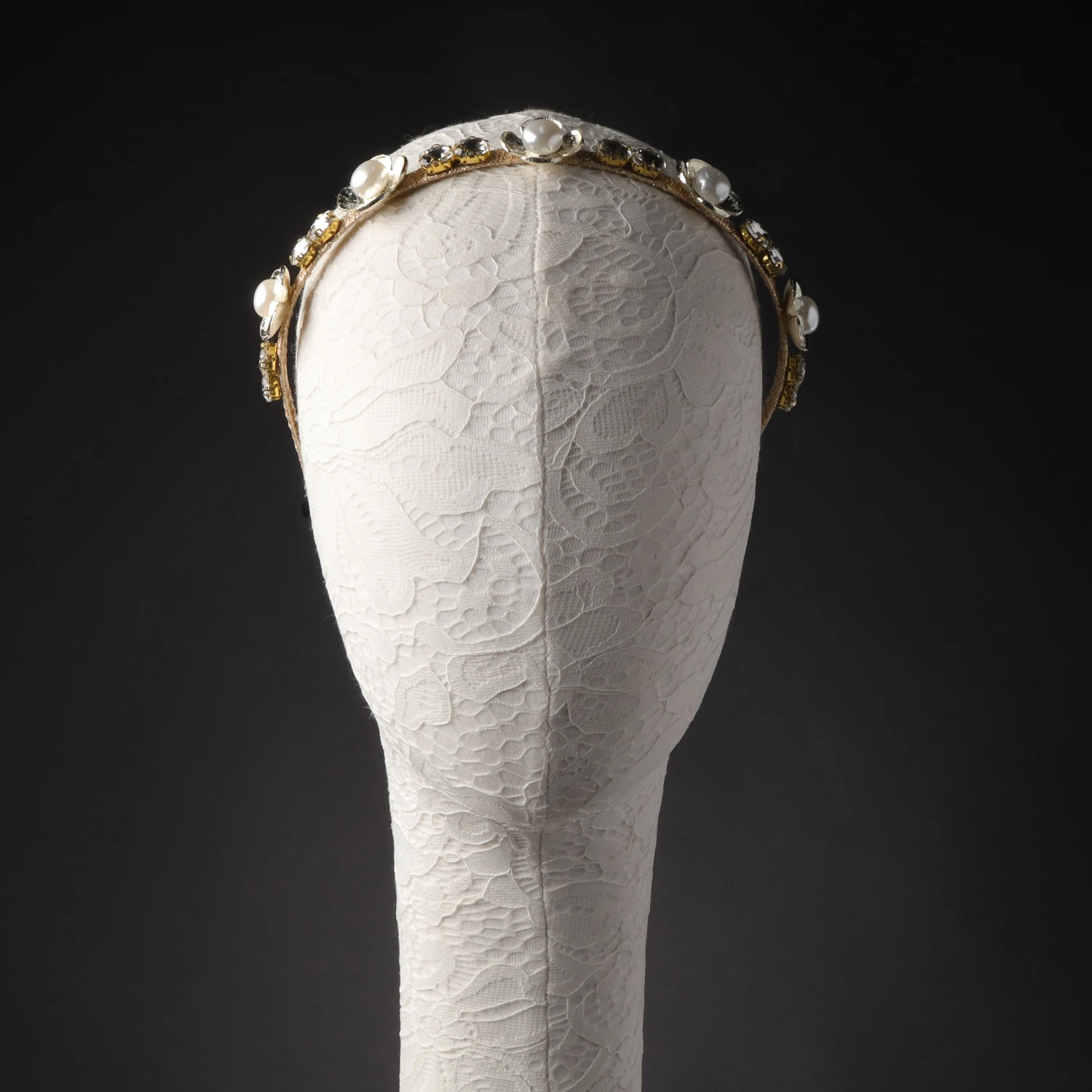 Женская повязка на голову с блестками