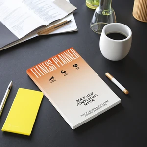 Wholesale Custom Logo A5 Notebook with Hardcover Rubber Cover 100 Sheets Thermal Binding-Comprehensive Fitness Plans