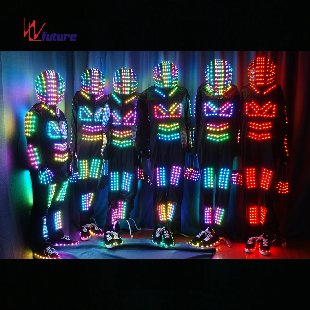 Programmed Led Robot Costumes With Helmet Buy Robot Costumes For Sale