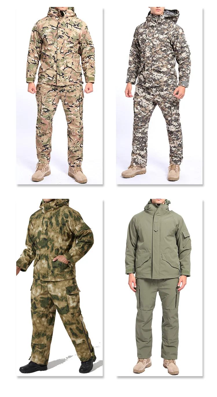 Tactical Camouflage Woodland Uniform Suit jackets