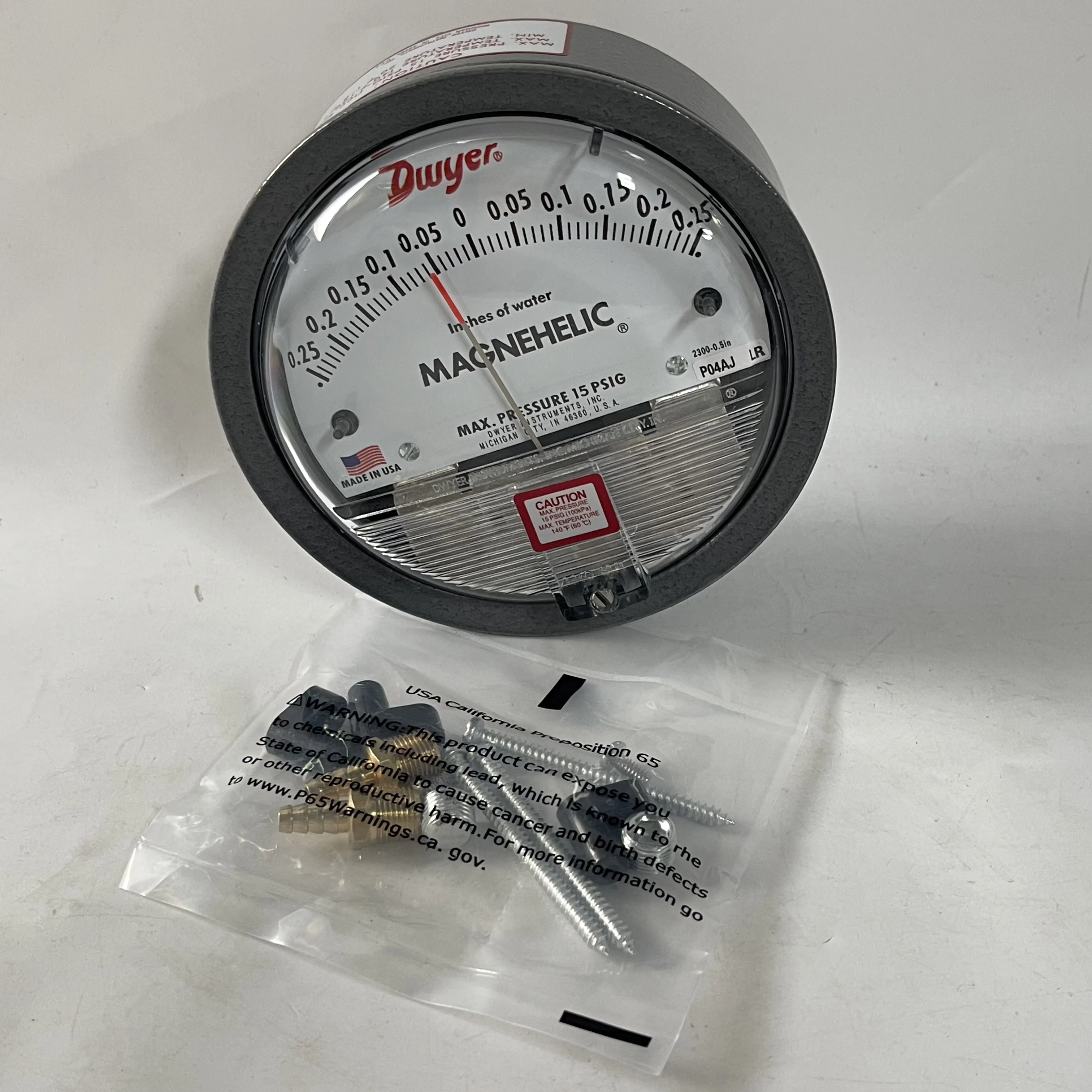 Dwyer Differential Pressure Gauge Magnehelic 具体型号未标注 Dwyer Differential Pressure Gauge Magnehelic 具体型号未标注