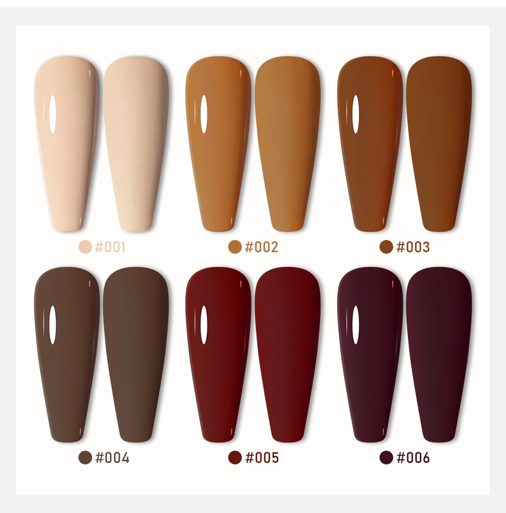 gel nail polish nail gel supplier verniz nail polish gelpolish brown gel esmaltes semipermanente gel polish set gel nail polish set nail kit 6 pieces gel polish