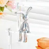 Support lapin couleur argent - [Galvanoplastie UV]