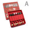 A6pcs-caja roja navideña